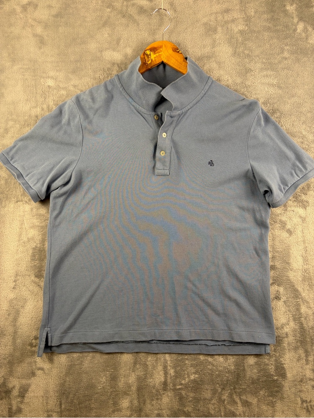 Lauren Ralph Lauren Men's Light Blue Short-Sleeve Polo